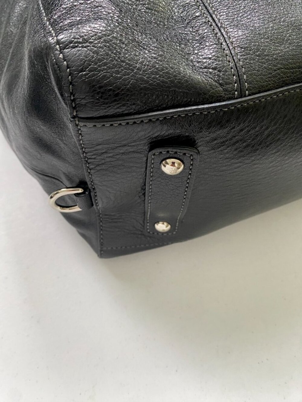 Coach Madison Leather Audrey Black Satchel Bag - Picture 12 of 14